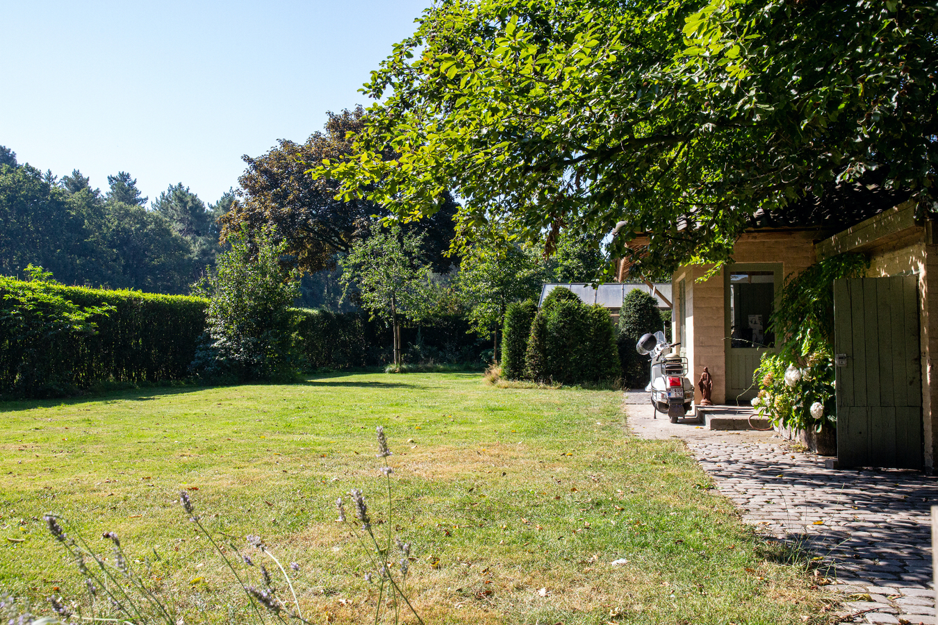 IN OPTIE: Rustig gelegen villa met stal en binnenzwembad op ca. 7981m2 te Essen 