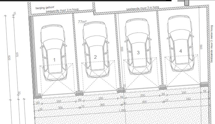 Centraal gelegen garagebox in het centrum van Aartrijke 