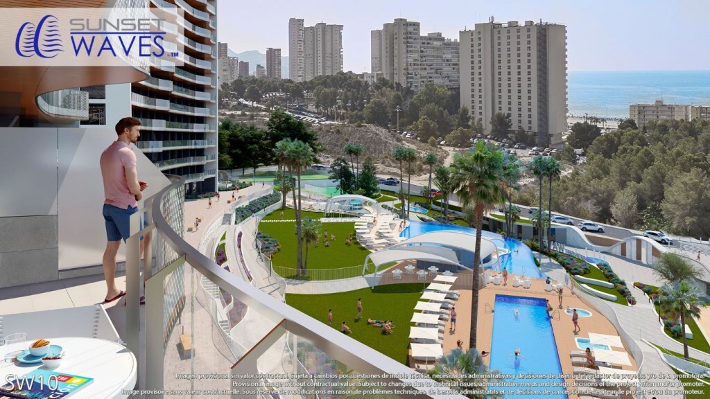 Hypermoderne appartementen in Benidorm 