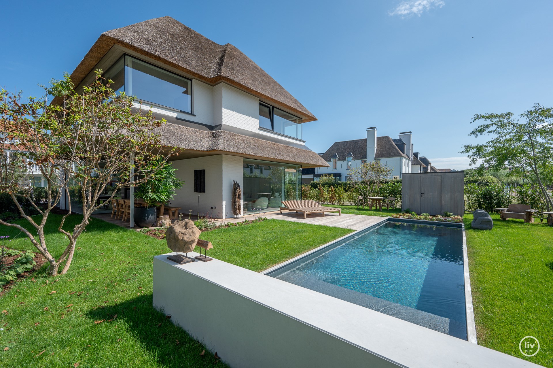 Villa de construction neuve exclusive &#224; Duinenwater avec une orientation parfaite du soleil. 