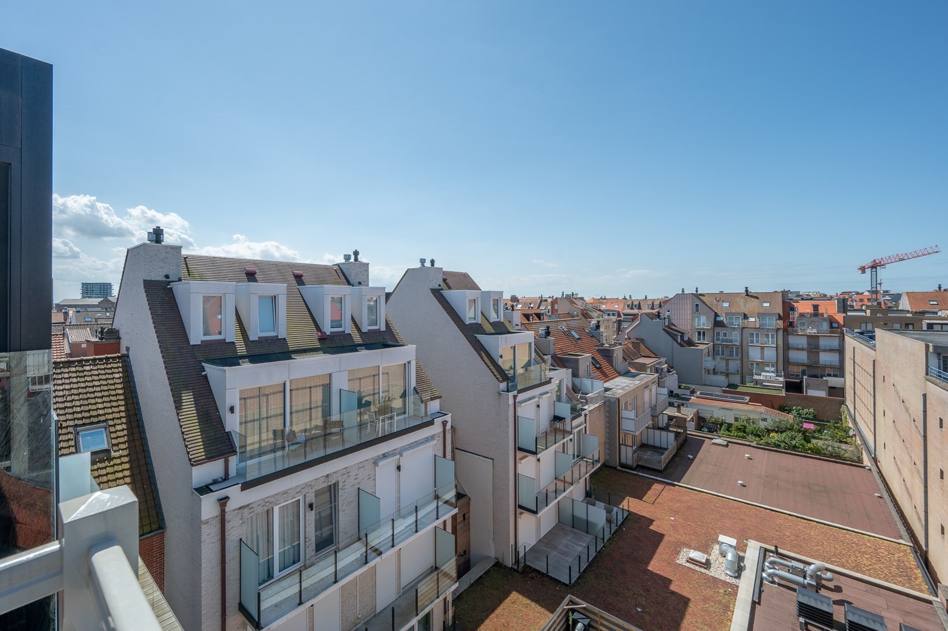 Luxe duplex dakappartement met zonneterrassen  in hartje Knokke 