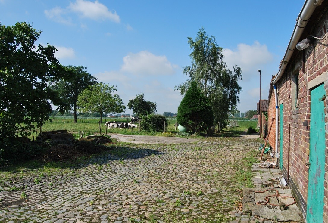 Te renoveren hoeve met stallingen op 9.333m&#178; (+ev. 5ha) te Deinze 