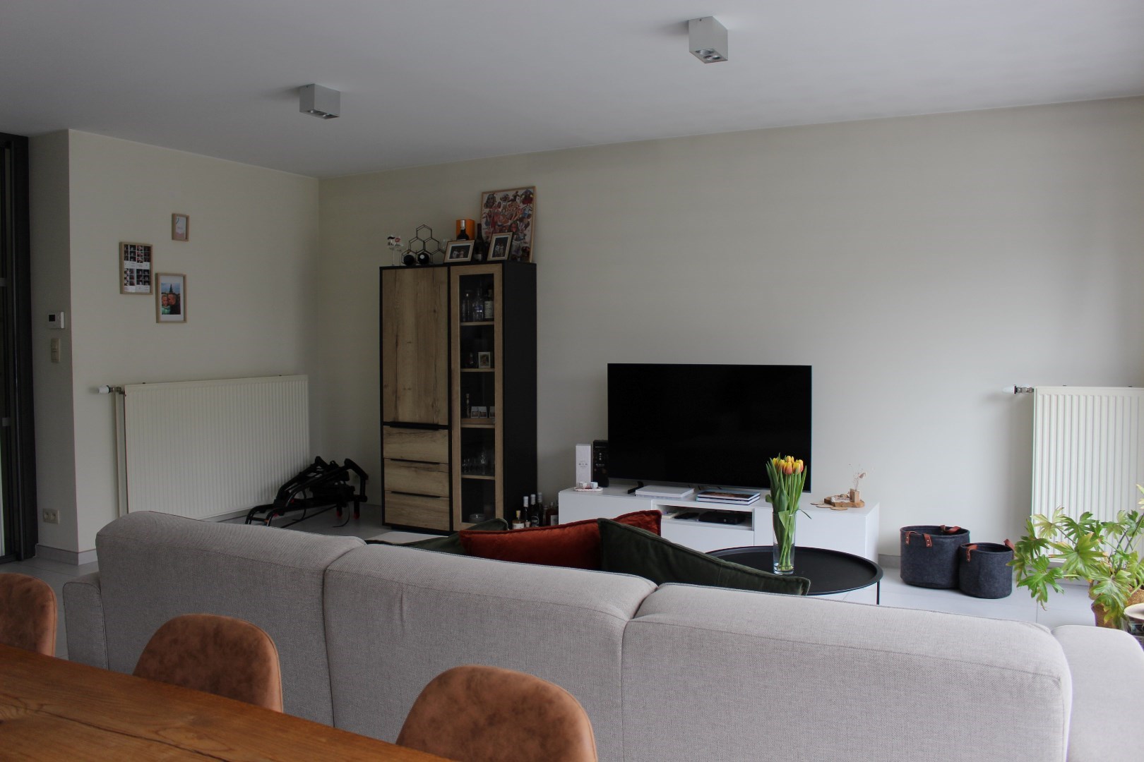Gelijkvloers appartement met 1 slaapkamer en terras. 