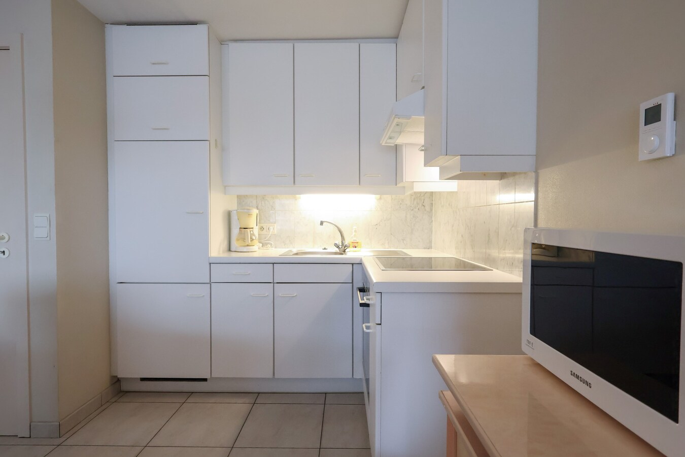 Ruim appartement met 2 slaapkamers en zijdelings zeezicht 