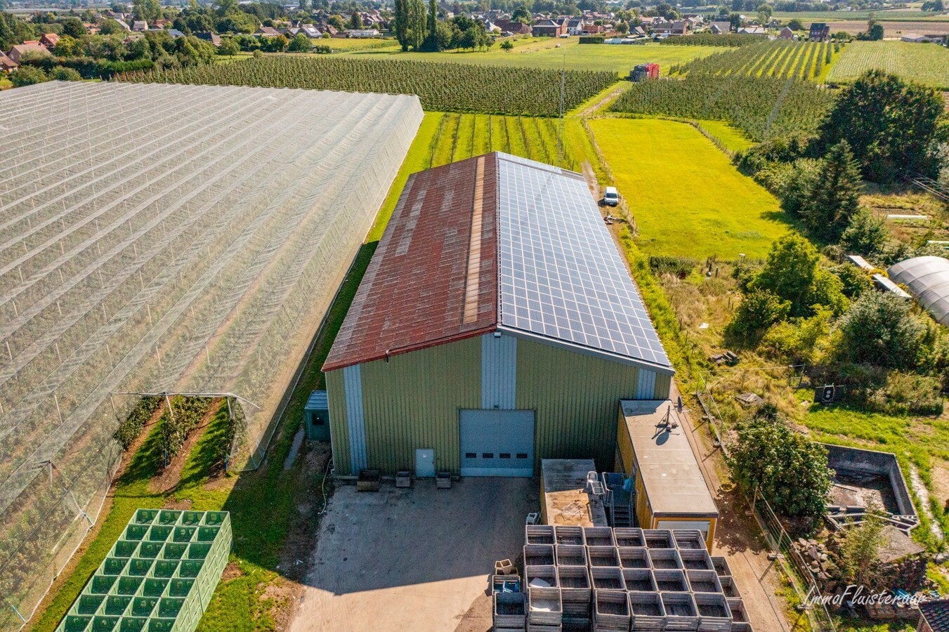 Bouwgrond met loods op ca. 54 are te Herk-de-Stad 