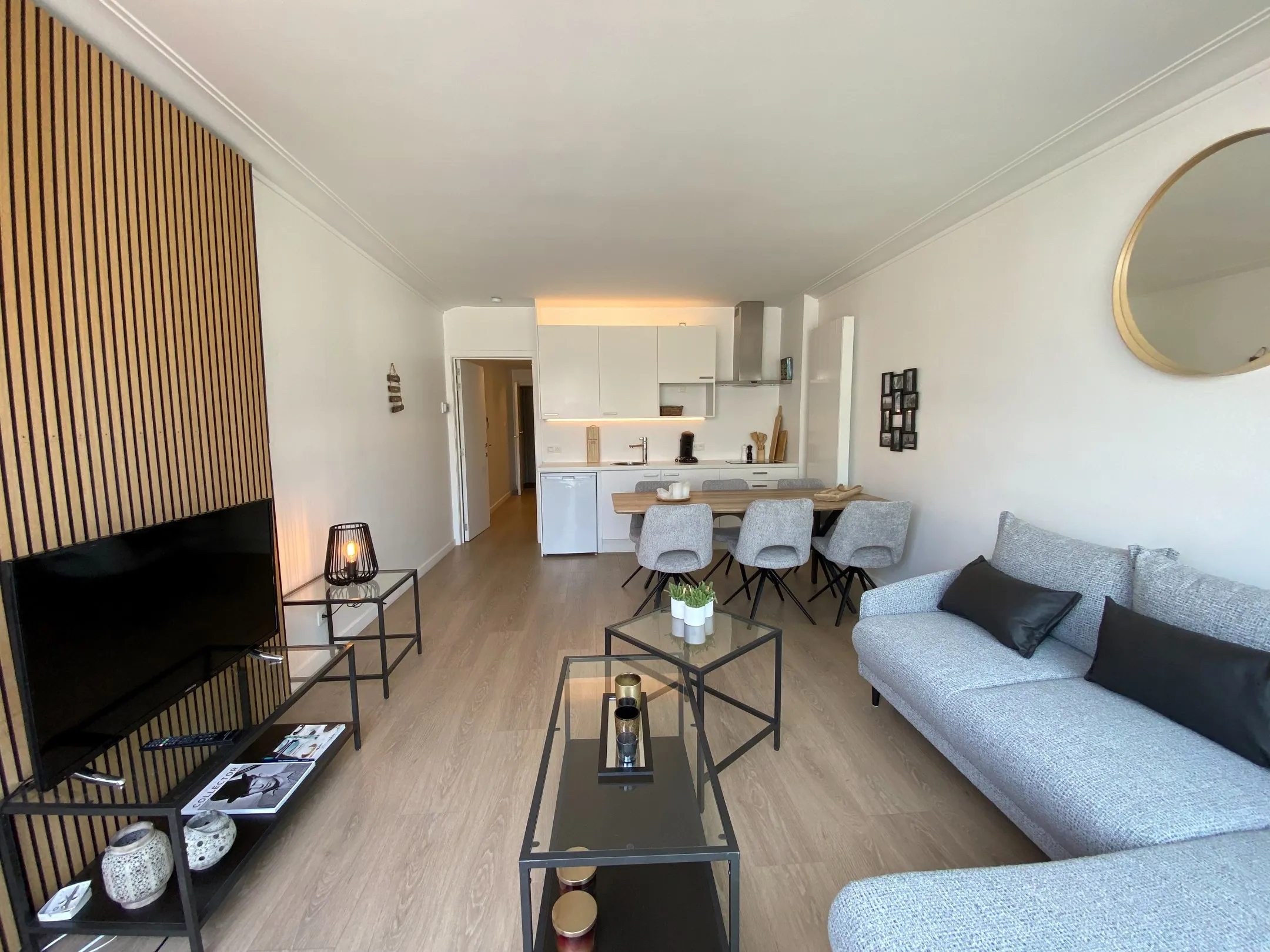 Appartement meublé - Appartement d'une chambre moderne situé dans la Lippenslaan à Knokke.