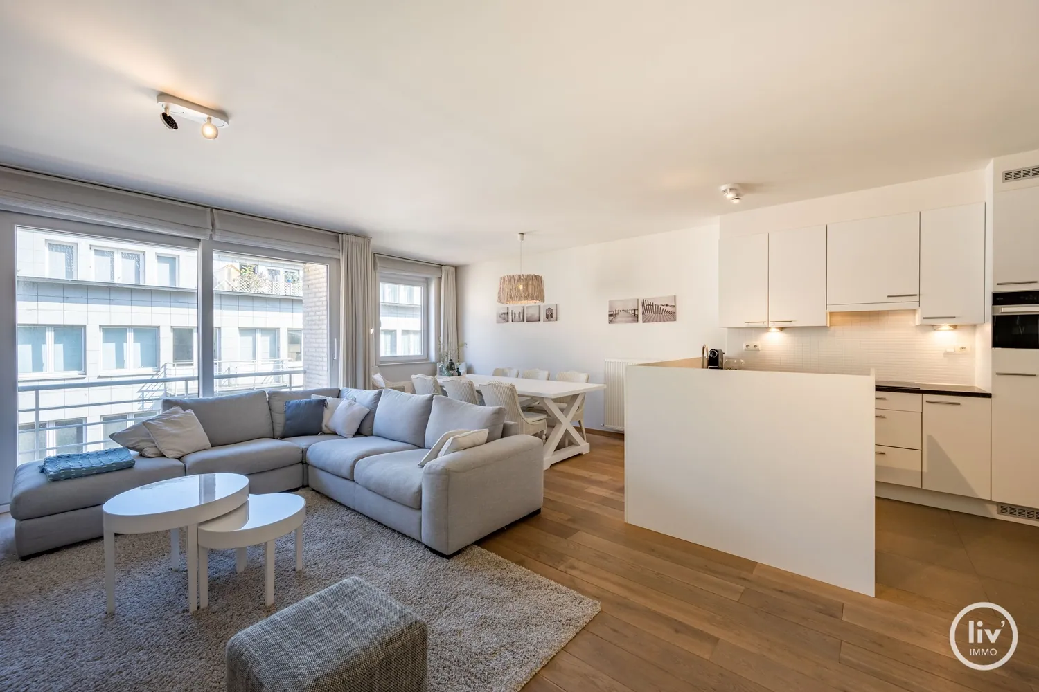Appartement récent avec 2 chambres à coucher, très bien situé au Bayauxlaan à Knokke.