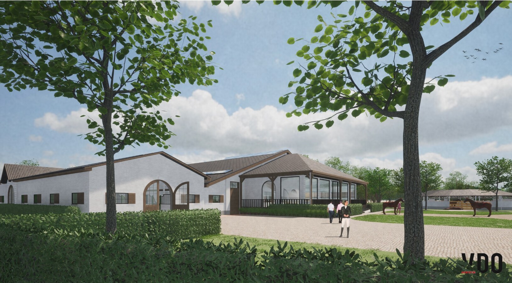 Equestrian new construction project on approx. 2.2 ha/ 5,45 acres in Halle-Zoersel (Antwerp) 