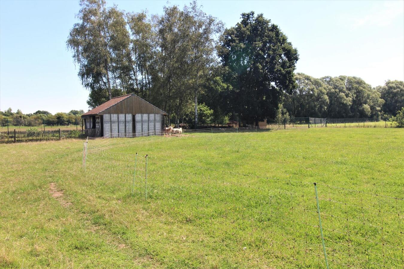 OPTIE - Charmante woning met aanhorigheden en achterliggende weilanden op ca. 1,5ha te Boortmeerbeek (Vlaams-Brabant) 