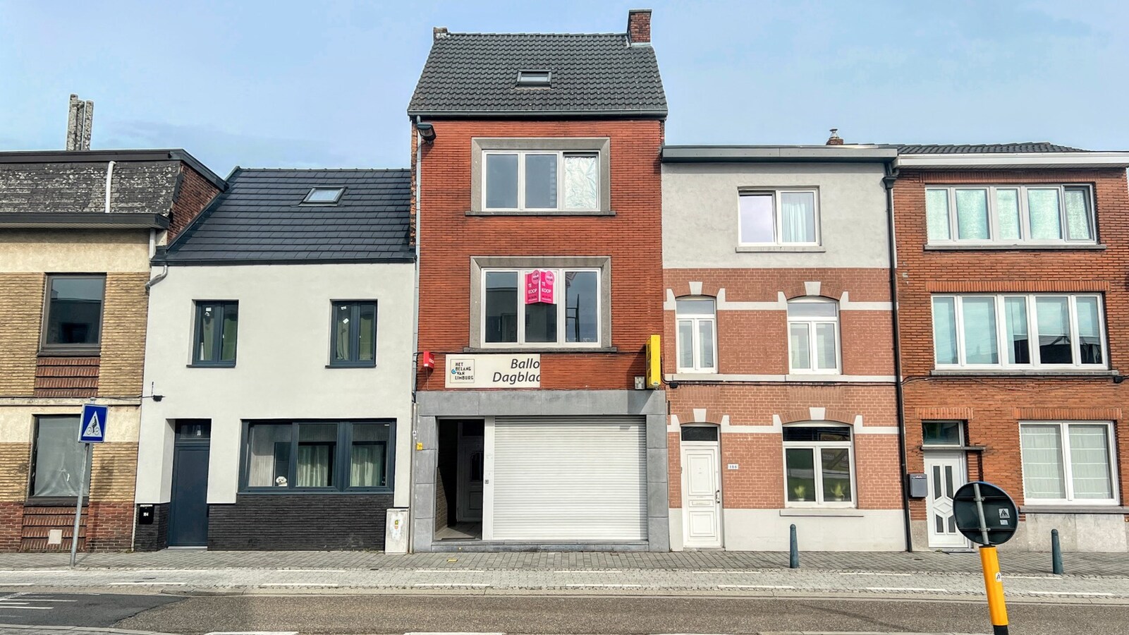 Handelspand met appartement op toplocatie vlakbij centrum Hasselt 