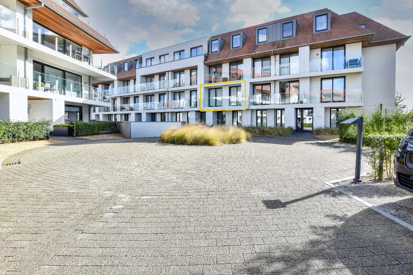 Rustig gelegen appartement met 2 slaapkamers in recente Residentie te De Haan (Vosseslag)