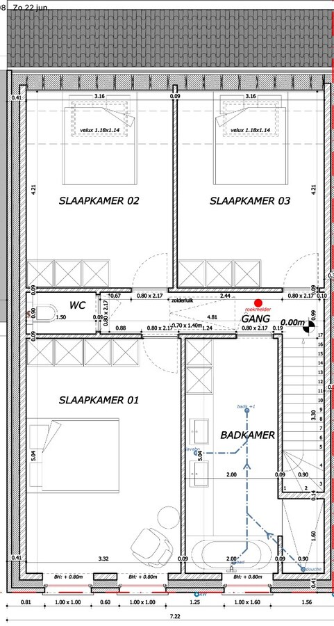 Nieuwbouwwoning met 3 slaapkamers en tuin te Koekelare 