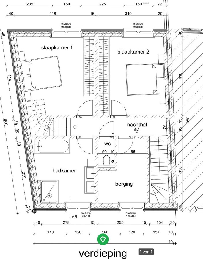 bouwgrond voor halfopen bebouwing centrum Koekelare 