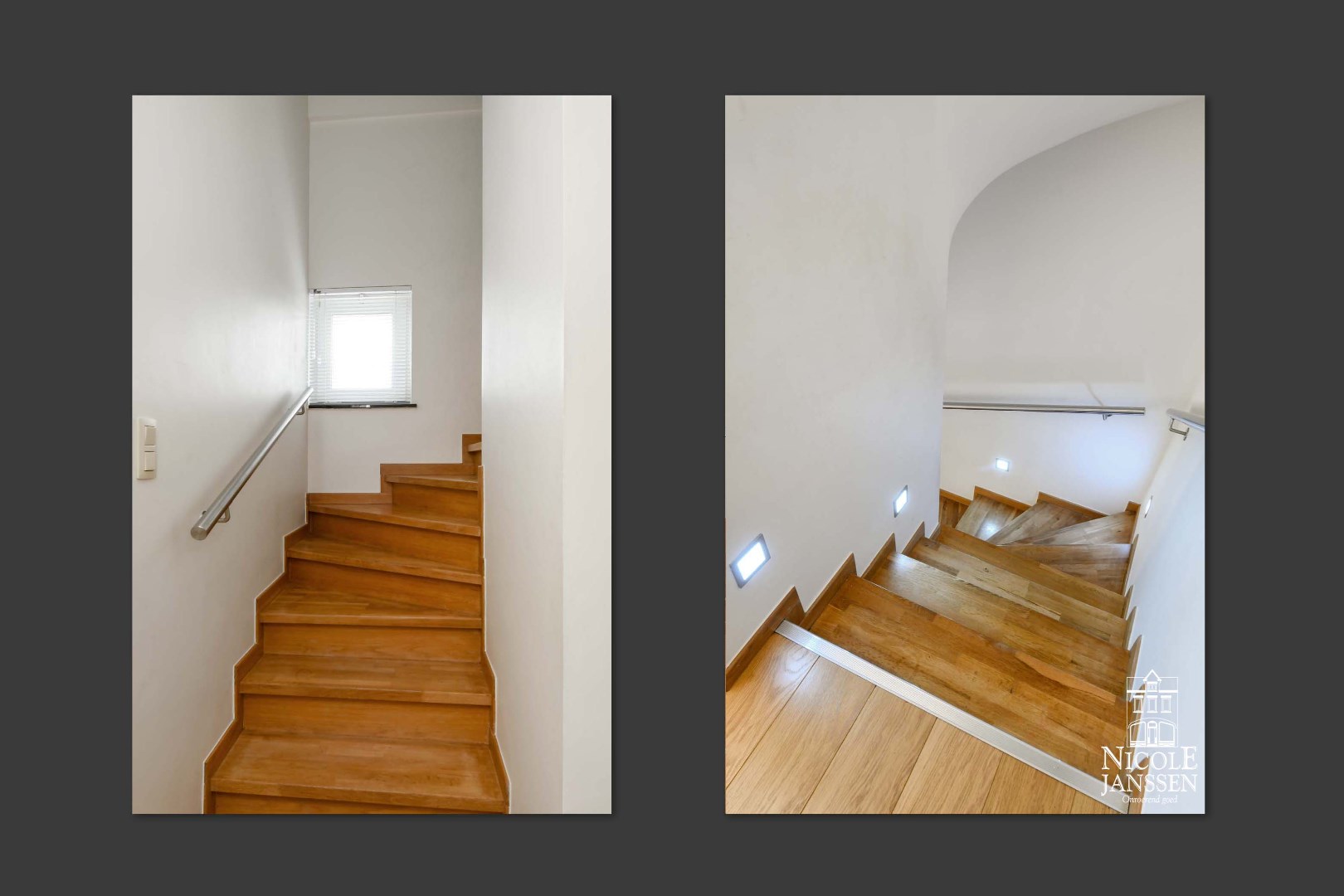 Vaste trap naar de tweede verdieping/ slaapkamer/hobbyruimte