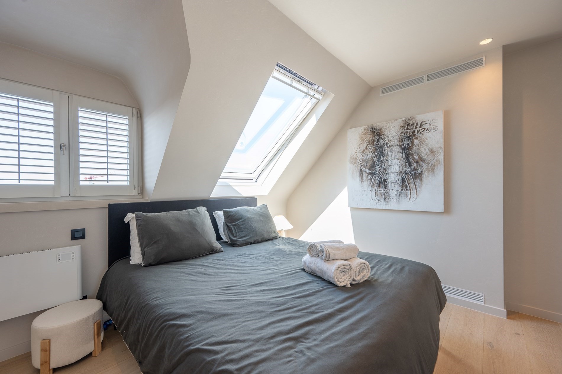 Luxe duplex dakappartement met zonneterrassen  in hartje Knokke 