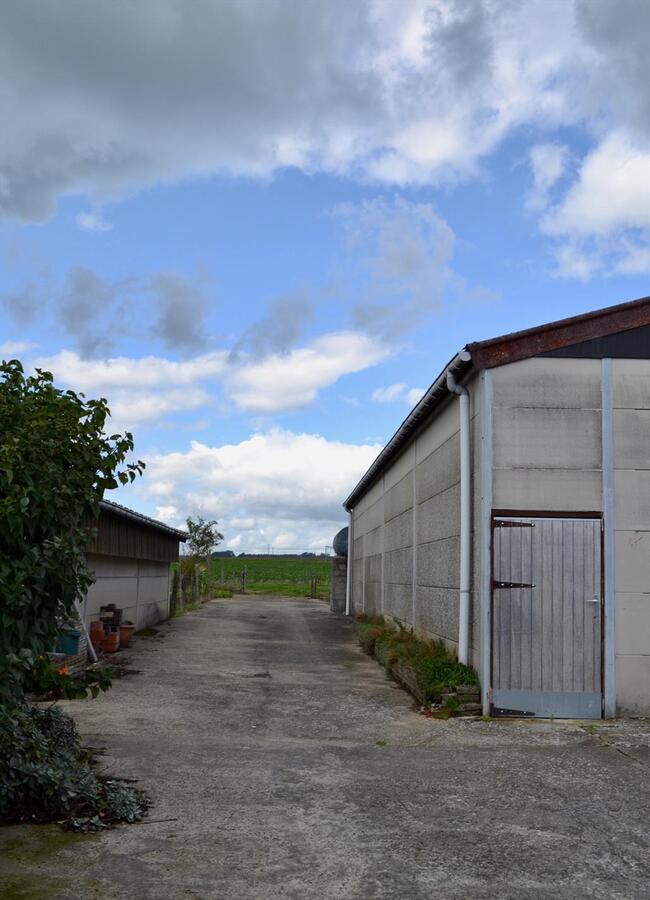 Woning met loodsen en koestal op ca. 6.423m&#178; te Oudenaarde 