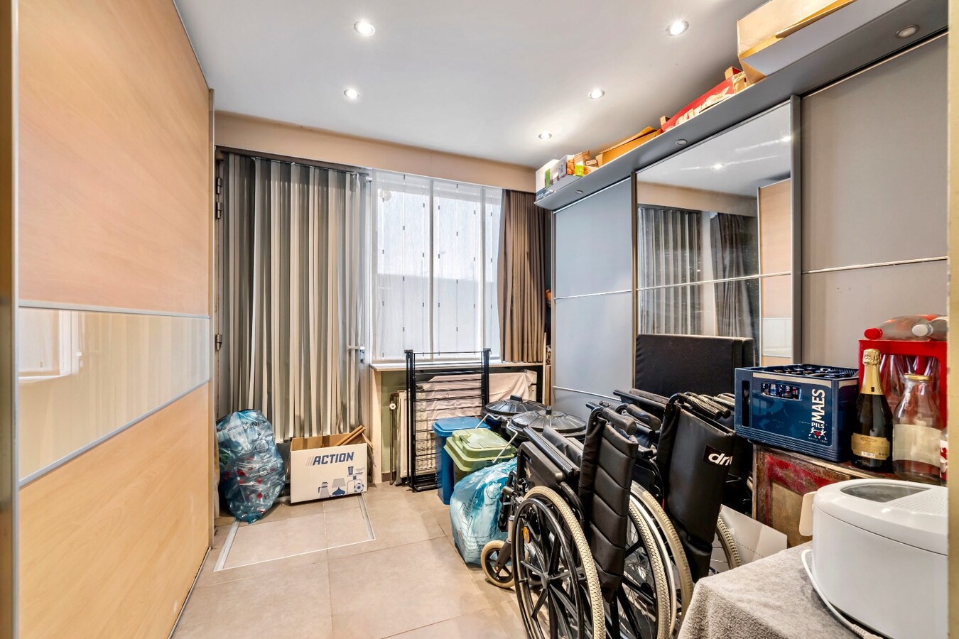 Instapklaar 3-slpk gelijkvloersappartement met Durmezicht in centrum Lokeren 