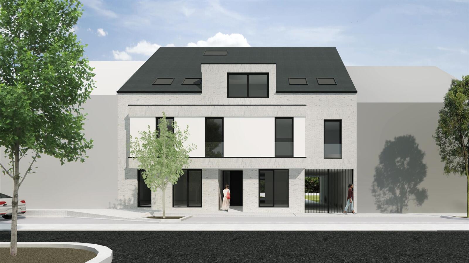 SCHERPENHEUVEL Nieuwbouw 5 appartementen + 5 carports 