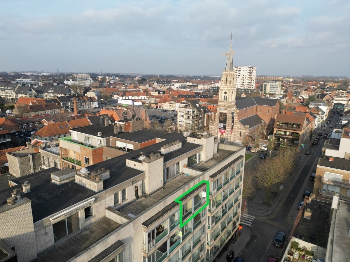 Centraal gelegen appartement in het centrum van Roeselare met 2 slaapkamers 