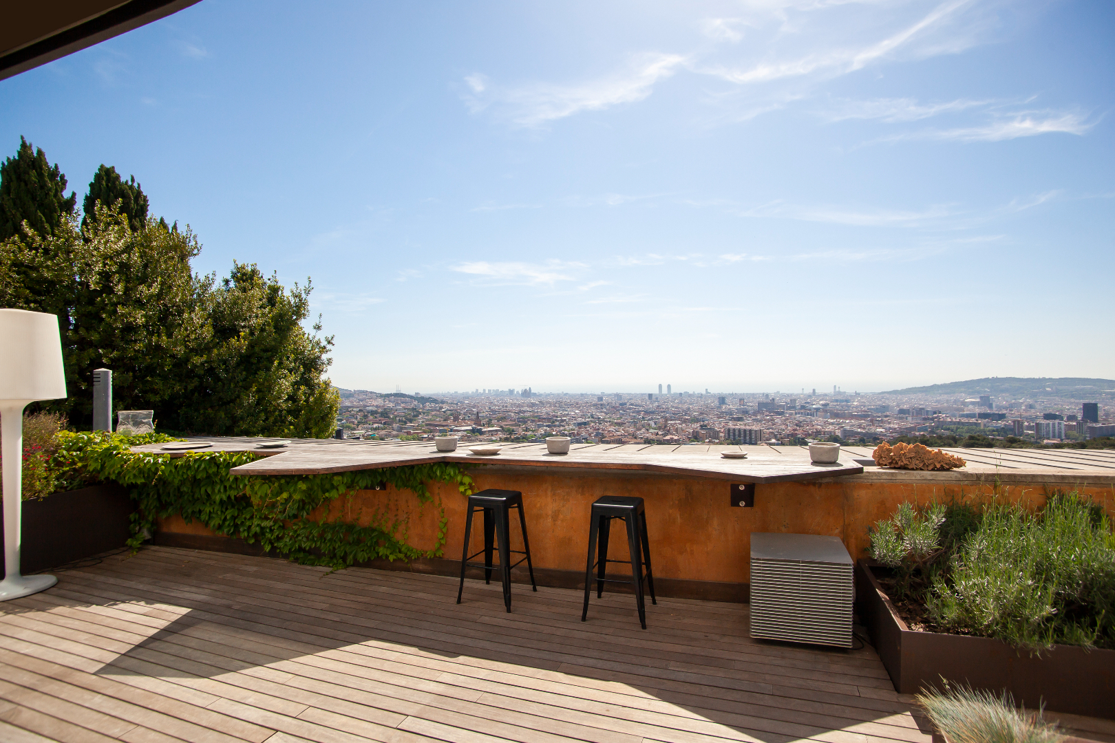Villa met prachtig uitzicht over Barcelona 