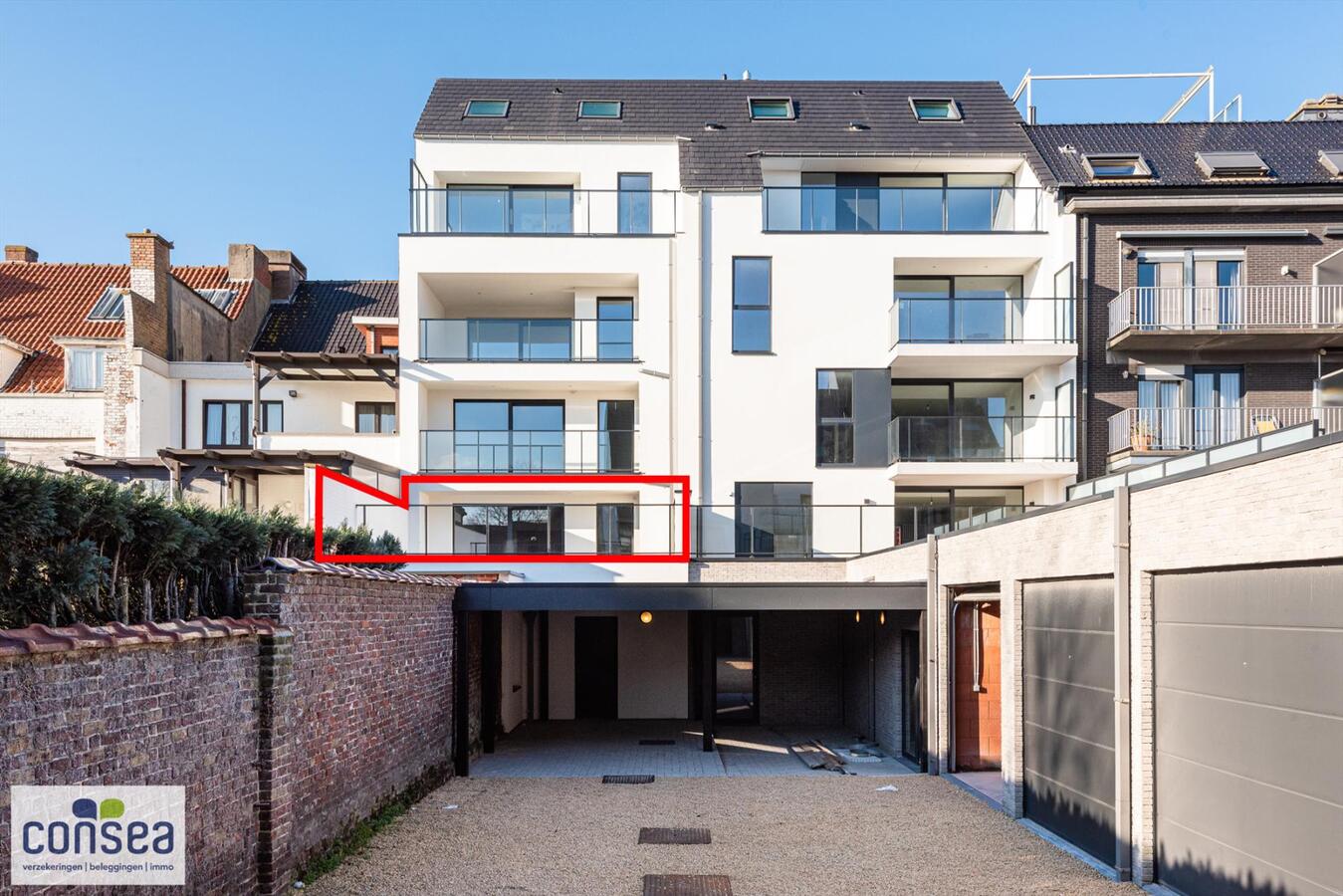 Lichtrijk appartement in het centrum van Maldegem met een terras van maar liefst 36m&#178; 