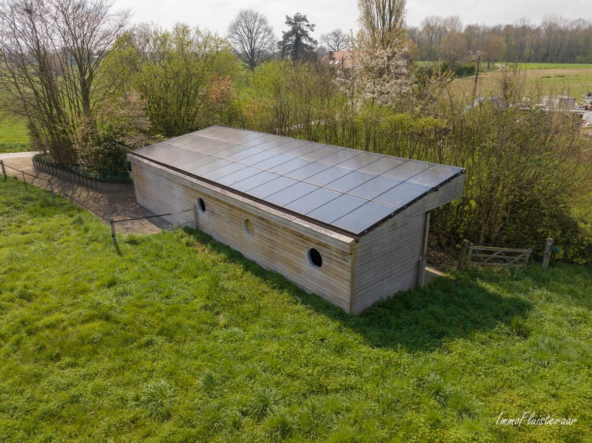 Exclusieve en energiezuinige villa met paardenstallen op ca. 45a te Merchtem (Brussegem; Vlaams-Brabant) 