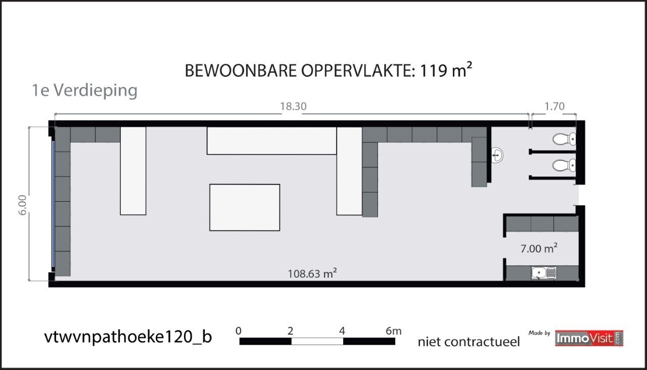 Handelseigendom kantoorruimte te Brugge 