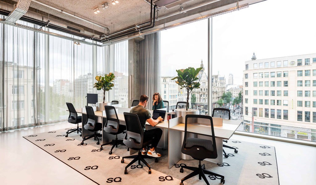 Gemeubelde kantoren met dienstverlening in SQ Antwerp Tower