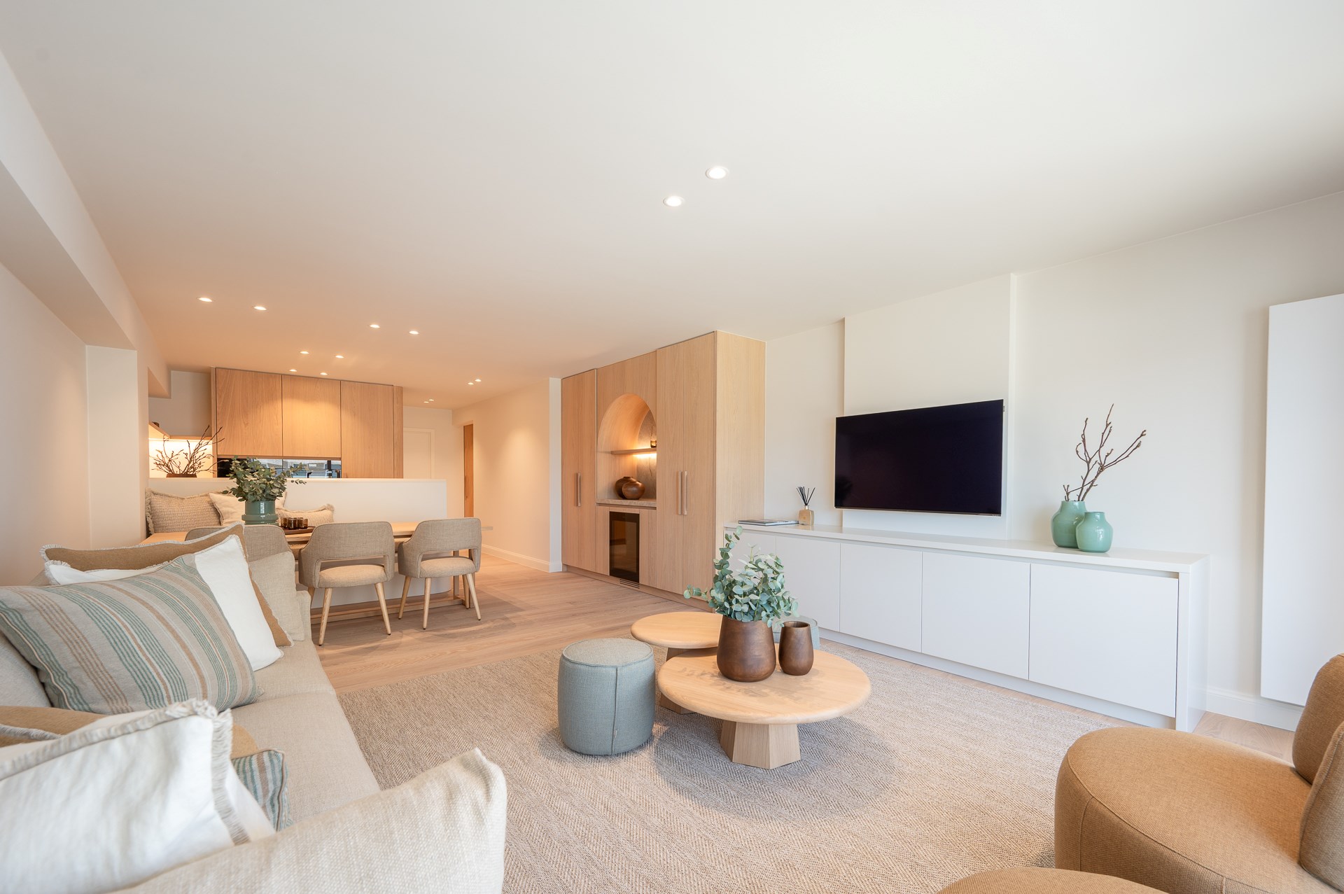Luxueus gerenoveerd appartement met zeezicht in het Zoute. 