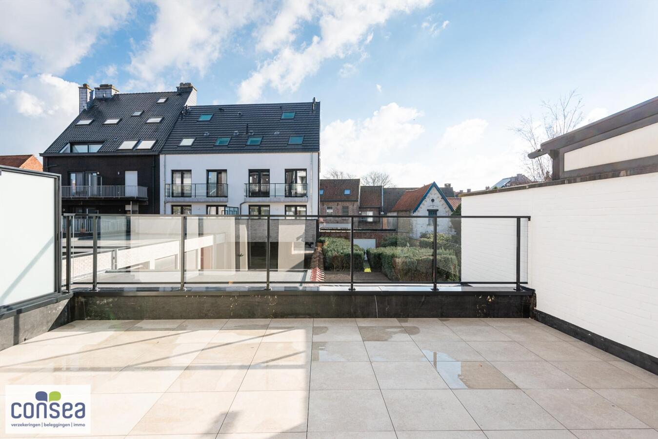 Lichtrijk appartement in het centrum van Maldegem met een terras van maar liefst 36m&#178; 