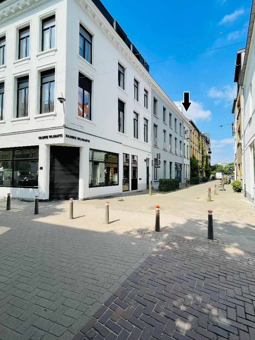 Instapklaar appartement met DAKterras in het felbegeerde historisch centrum van Antwerpen. 