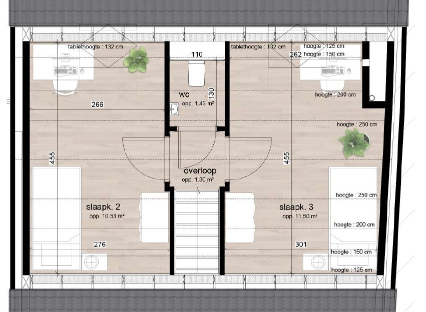 MODERN DUPLEX APPARTEMENT MET TERRAS 