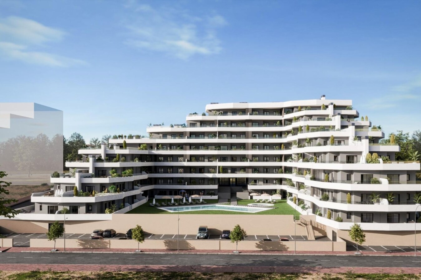 Ontdek het moderne leven in de nieuwe woonwijk in San Miguel de Salinas 