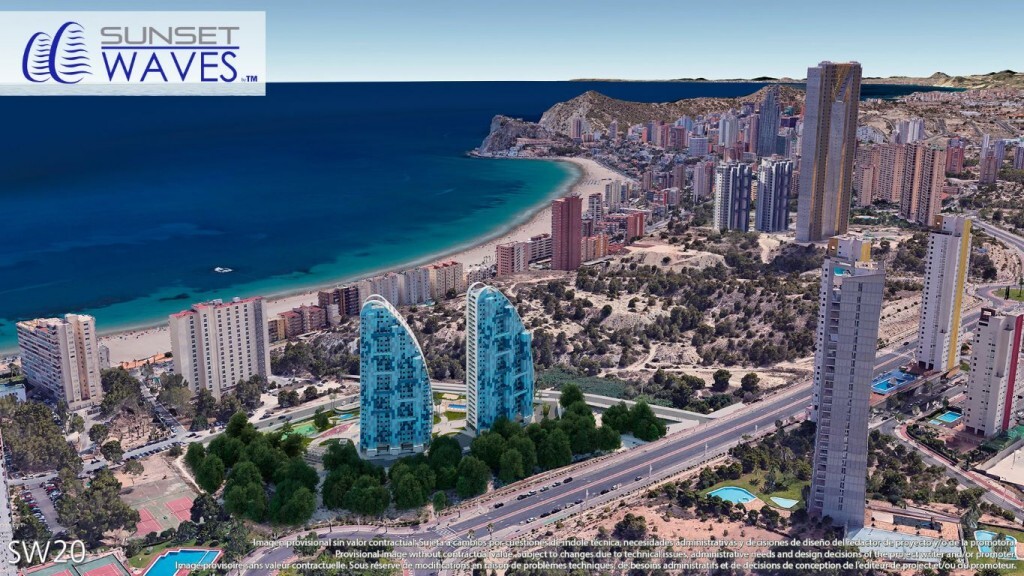 Hypermoderne appartementen in Benidorm 