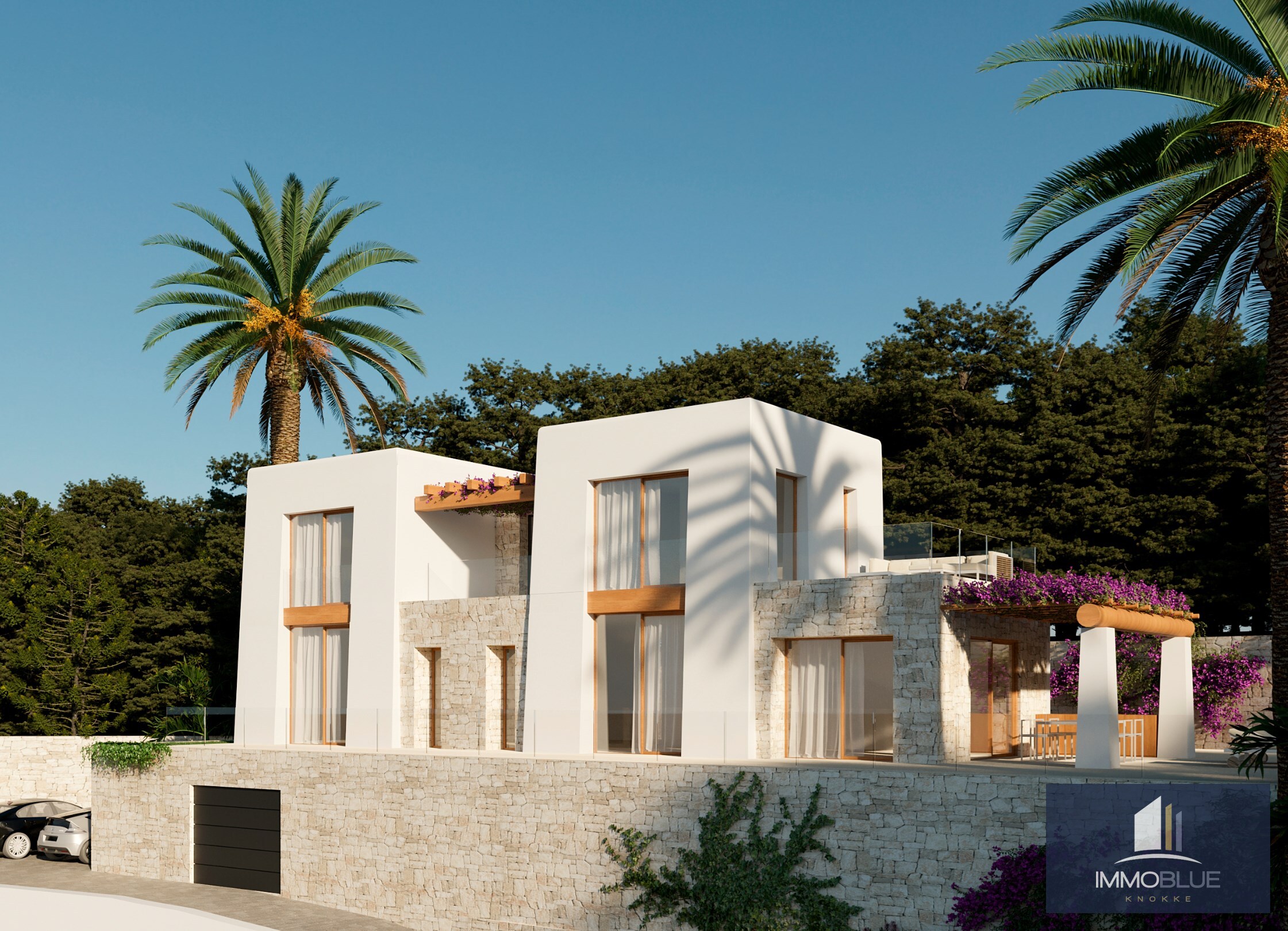 Villa met zeezicht gelegen op een grondoppervlakte van 800 m&#178; in Benissa (Moraira). 