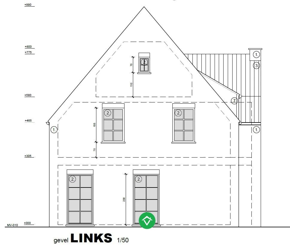 Alleenstaande nieuwbouwwoning met 3 slaapkamers en tuin te Torhout 