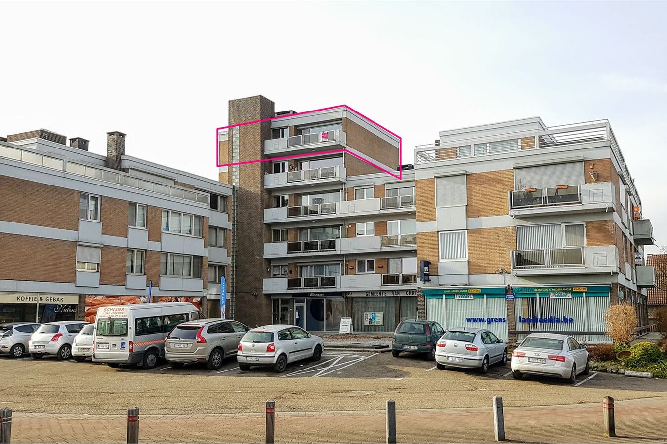 Dakappartement met 3 kamers en panoramisch zicht 