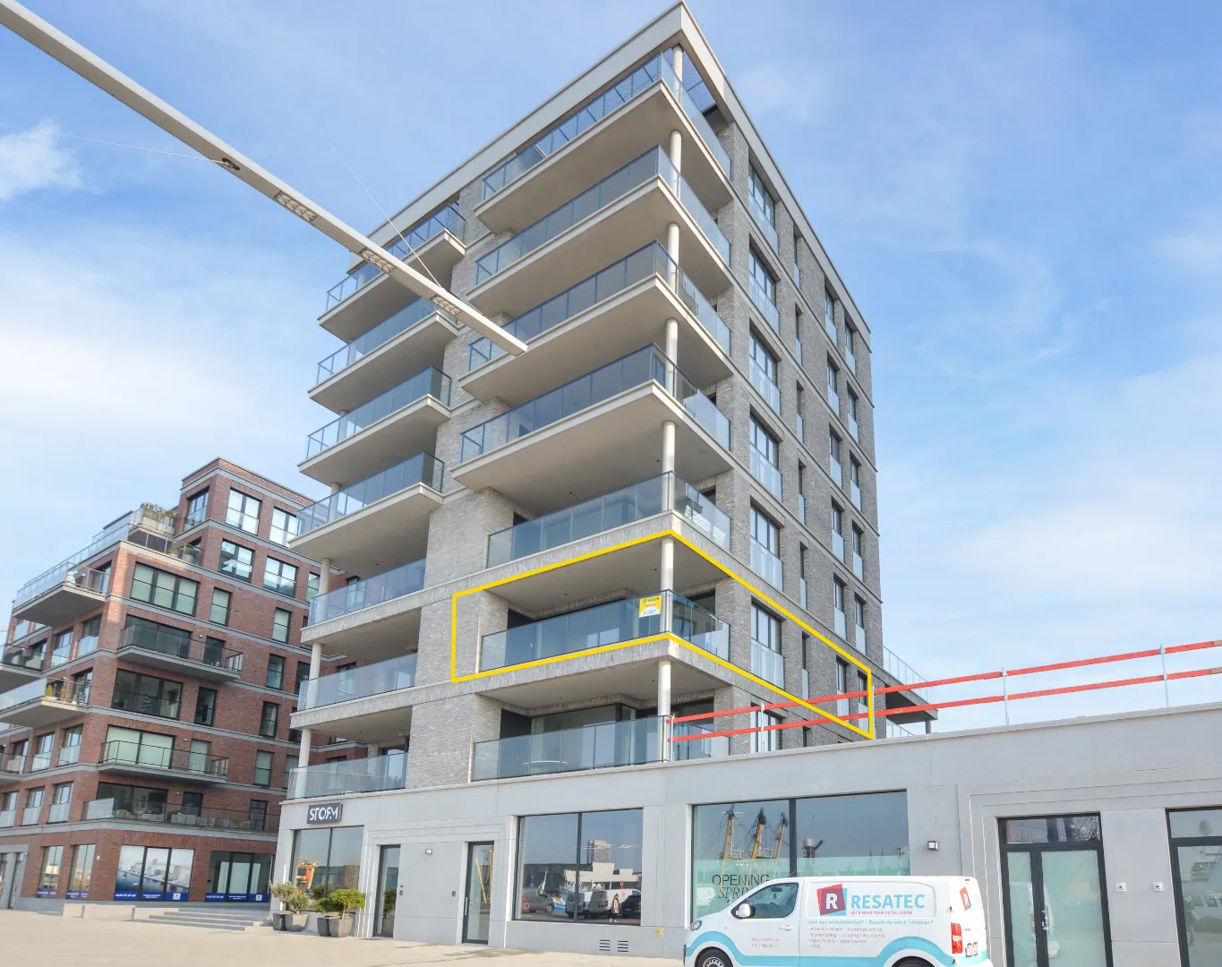 Luxueus afgewerkt nieuwbouwappartement gelegen in het bruisende nieuwe stadsdeel van Oostende