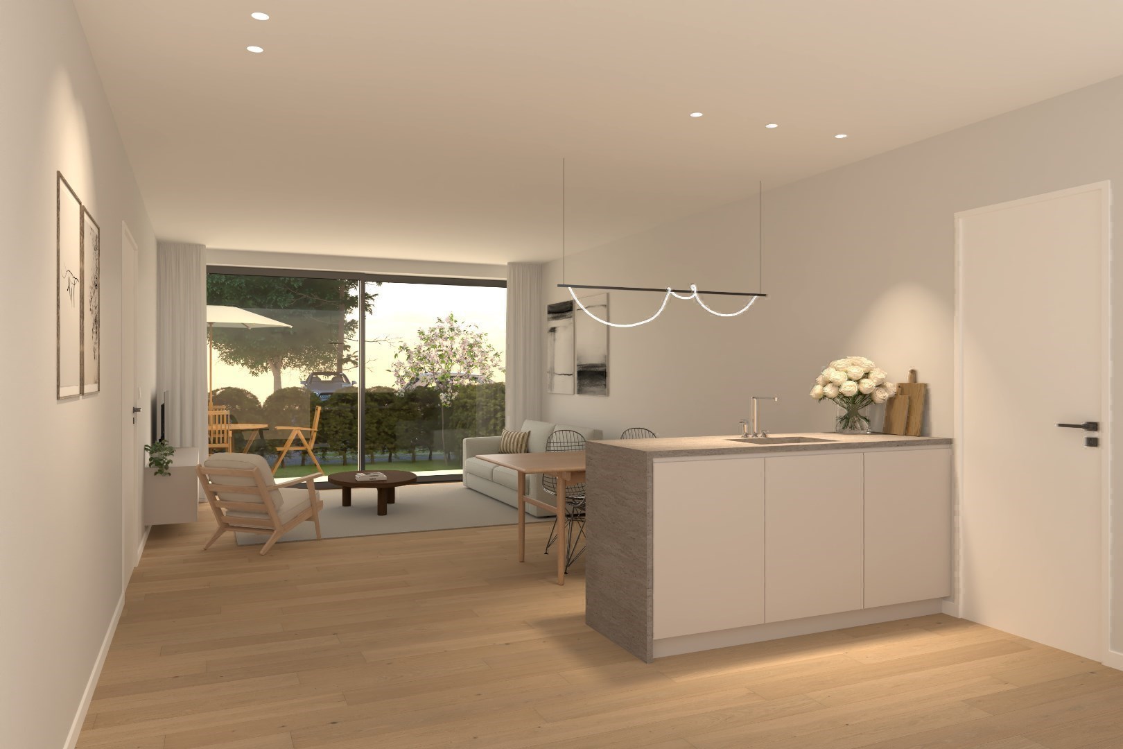 Parkings en Garages in Residentie Victor 