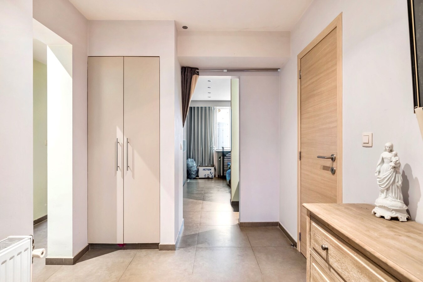 Instapklaar 3-slpk gelijkvloersappartement met Durmezicht in centrum Lokeren 