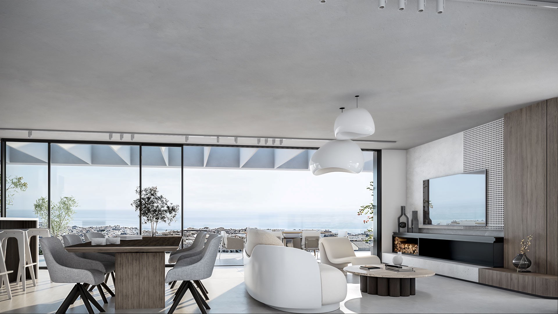 Las Mesas Blue Horizon: Luxe Appartementen met Panoramisch zicht in Estepona 