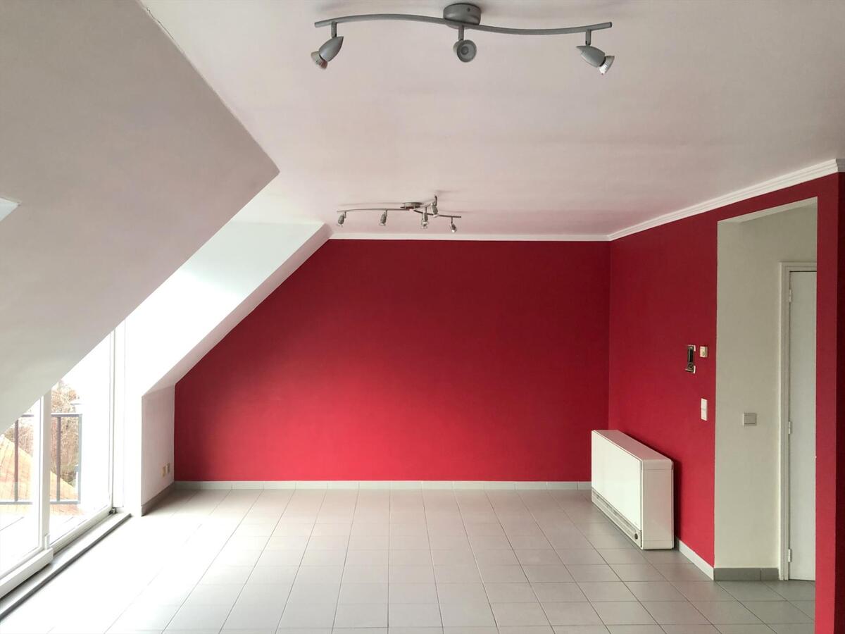 Ruim duplex-dakappartement met 3 slaapkamers &#233;n garage nabij station Gent-Sint-Pieters 