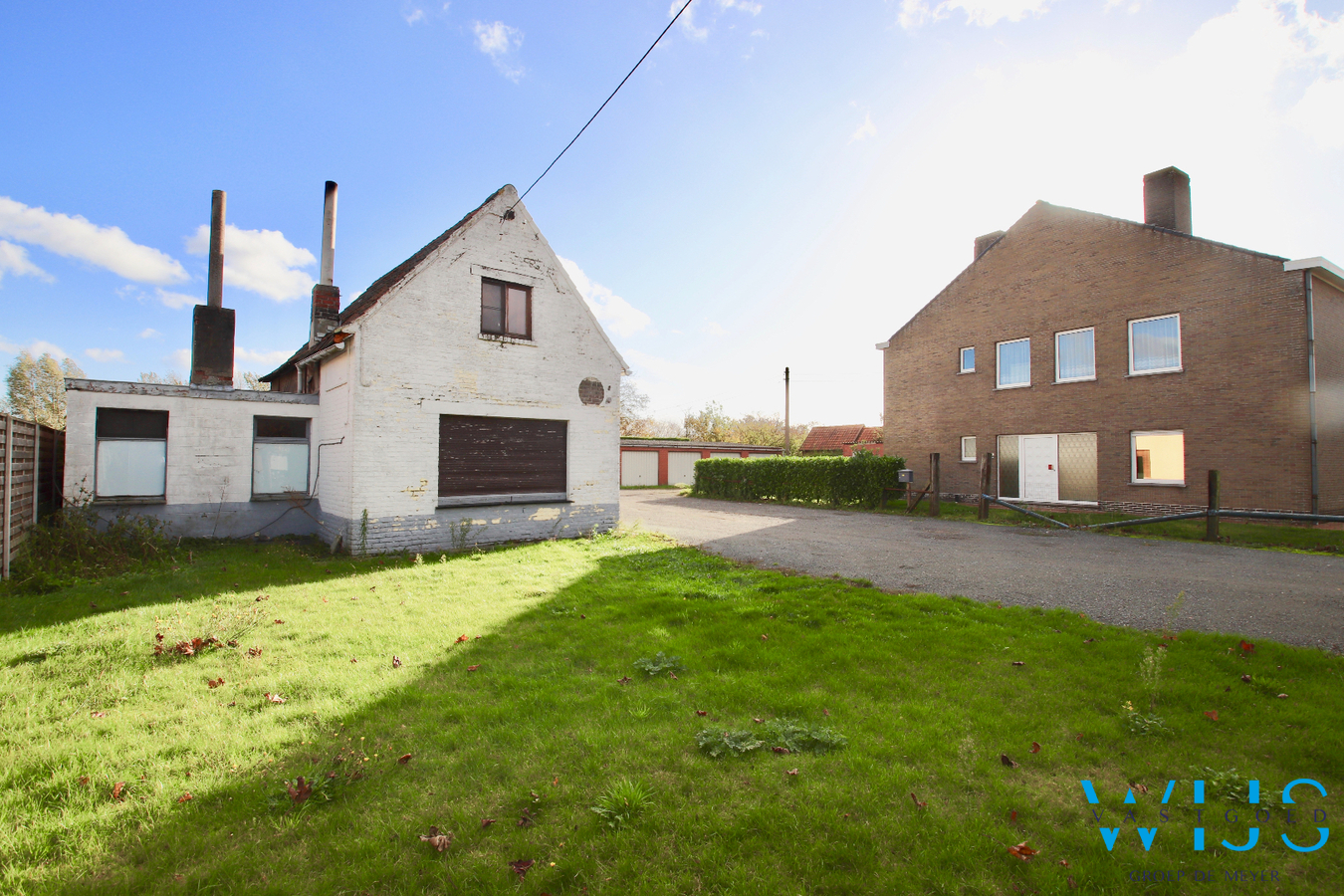 Te renoveren woning of bouwgrond op toplocatie in WAARSCHOOT! 