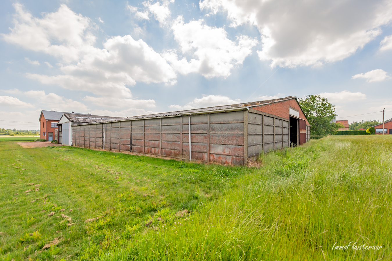 Ruime woning met grote loodsen/bijgebouwen op ca. 70a te Gelrode (Vlaams-Brabant) 