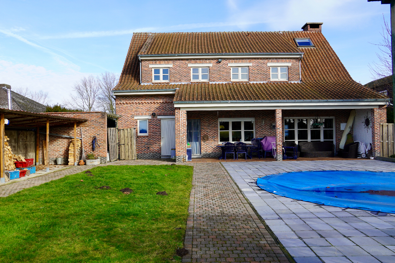 Landelijke woning met grote tuin en weide op ca. 1 ha te Sint-Katelijne-Waver (Antwerpen). 