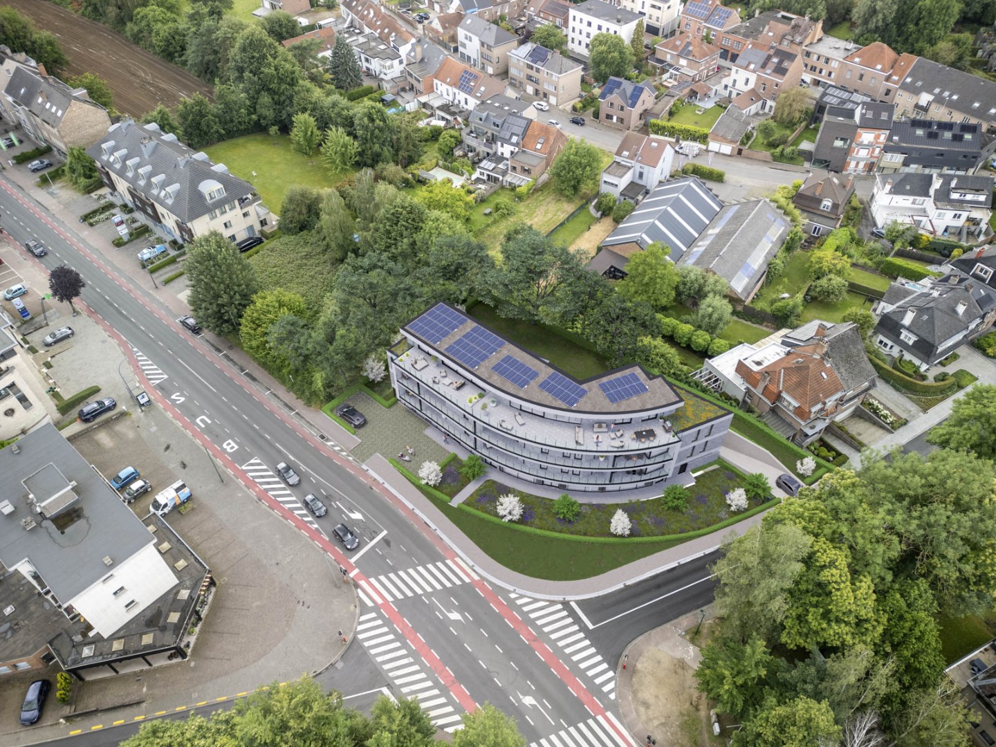 FORESTA 75 - 11 nieuwbouw APPARTEMENTEN + 2 HANDELSZAKEN - 1640 SINT-GENESIUS-RODE 