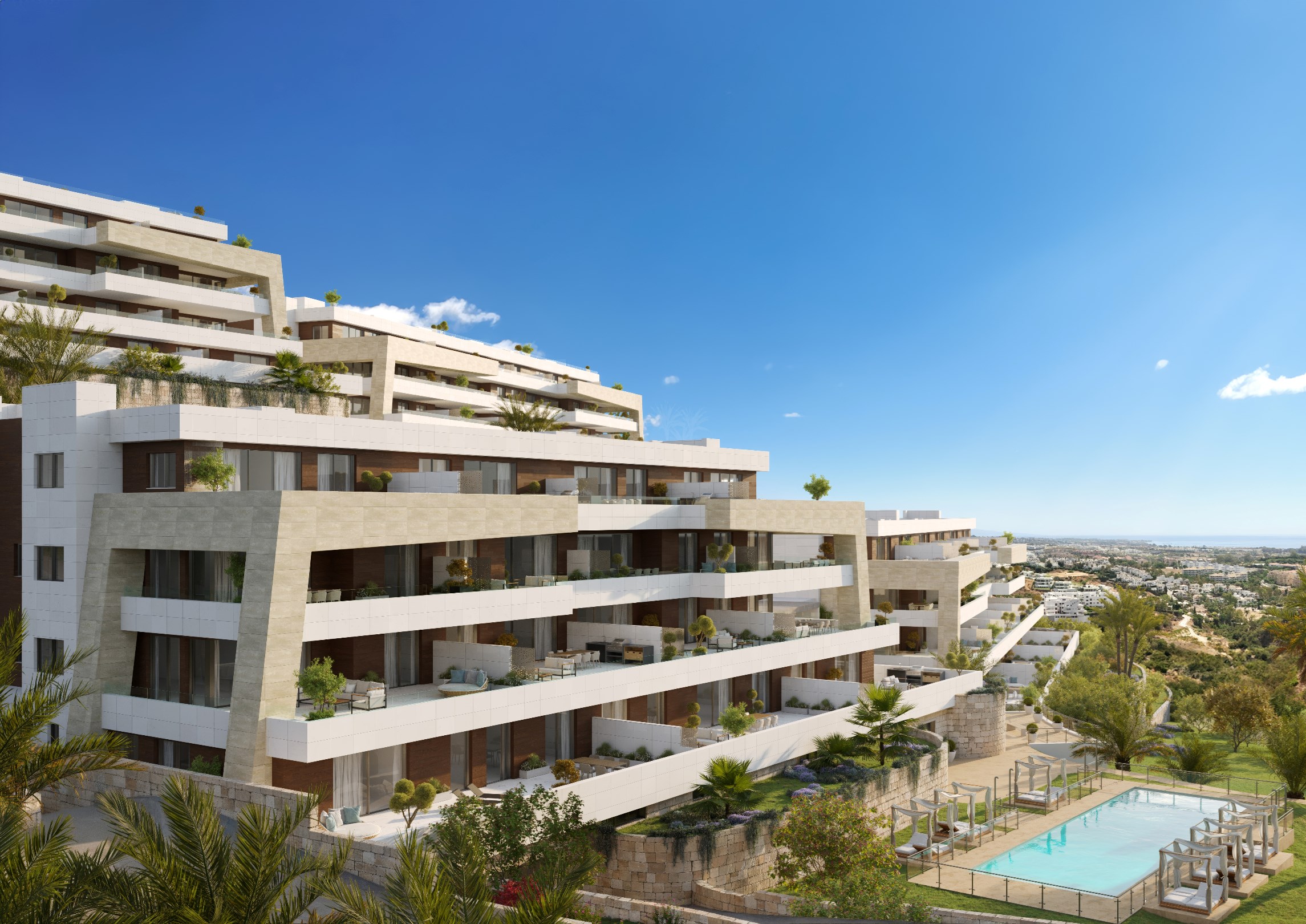 Balcon du Mediterran&#233;e: D&#233;veloppement exclusif de propri&#233;t&#233;s de luxe sur la Nouvelle Mille d&#39;Or &#224; Estepona. 