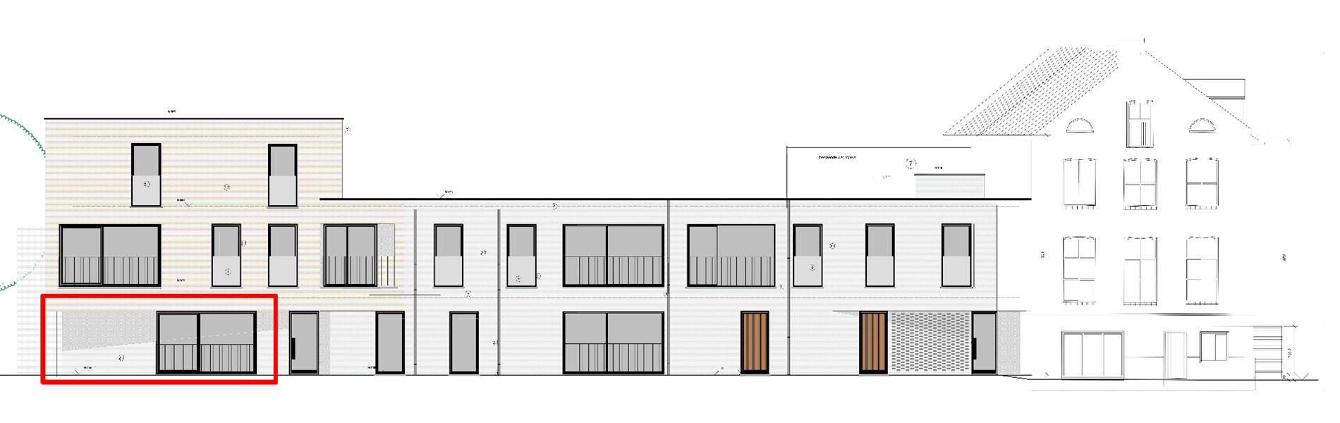 Gelijkvloers appartement (B0.2)  van 85,27m&#178; met 2 slaapkamers en terras 