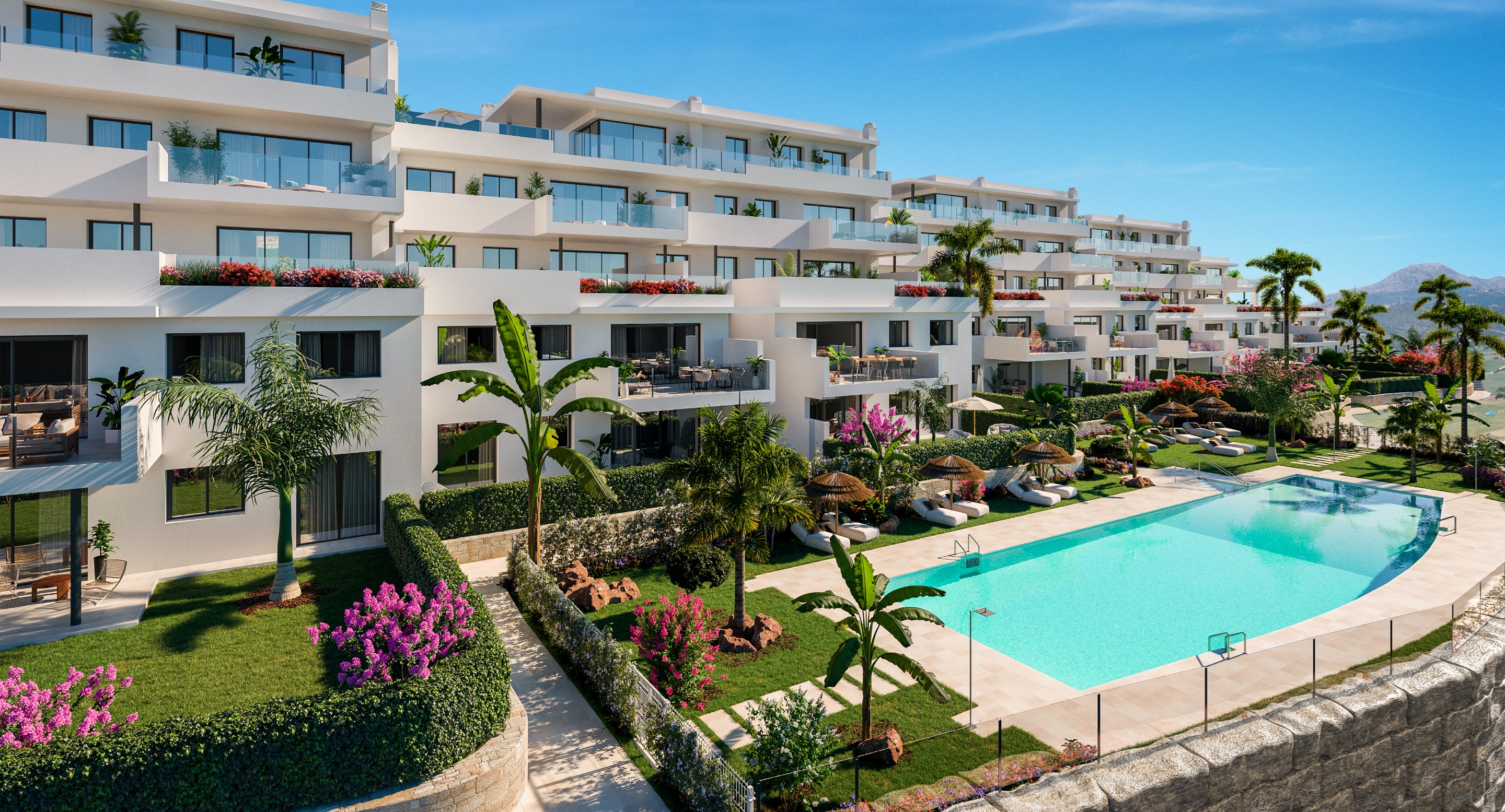 Las Terrazas de Cortesin – Bon Air: Appartementen en penthouses met schitterende zichten in Casares 