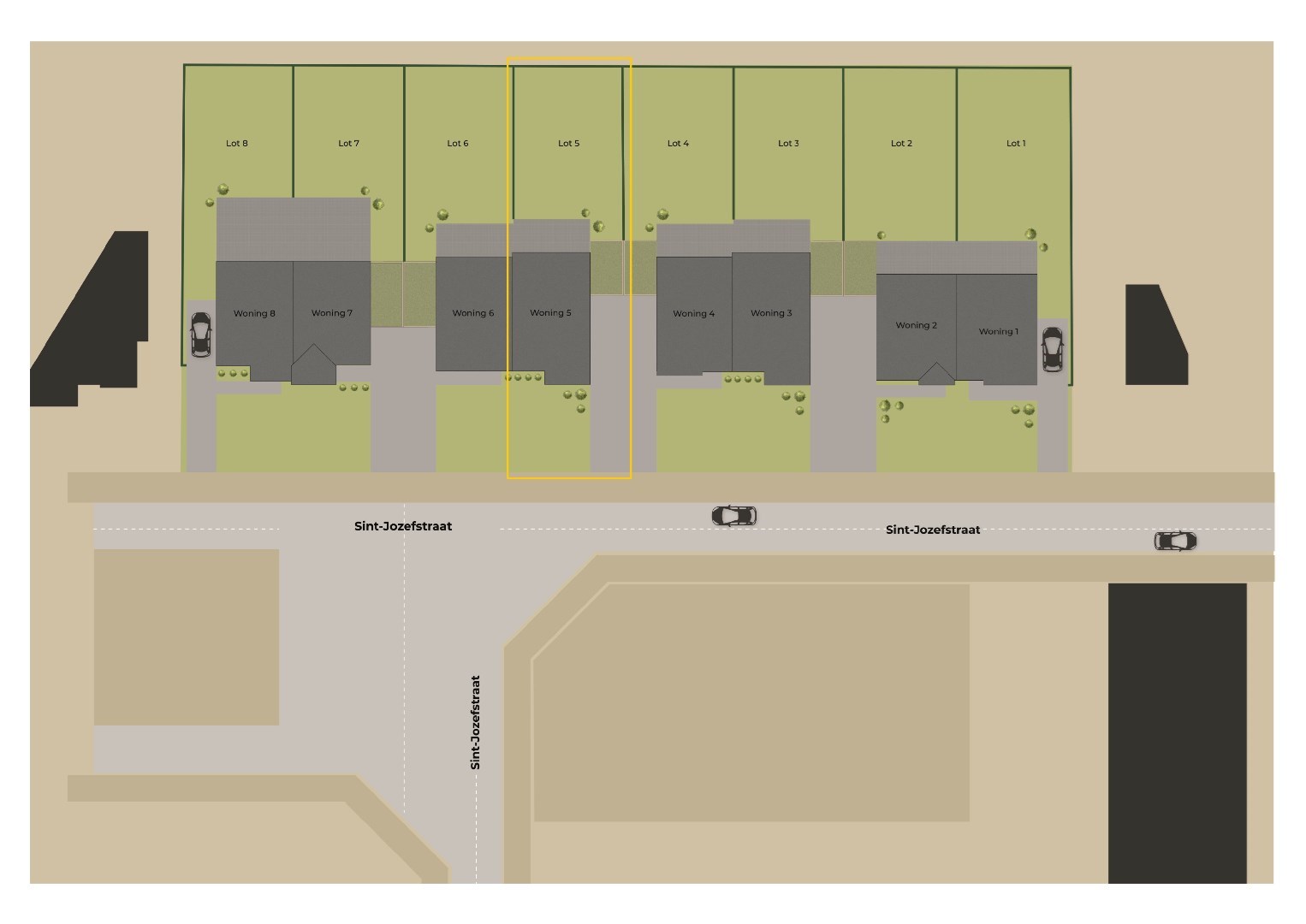 Halfvrijstaande woning in landelijke stijl op 3 a 70 ca. 